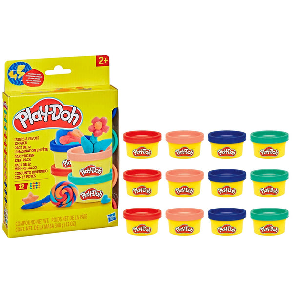 Play-Doh 4-Colour Share Bag for Parties, 1-oz, 12-pc W6