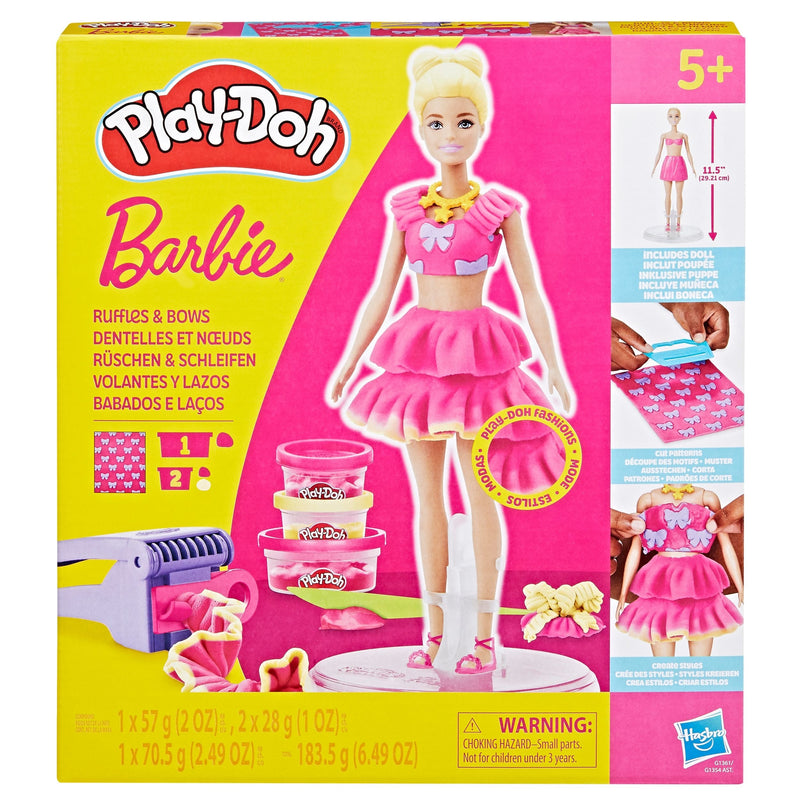 Play-Doh Barbie Dolls with Pre-Made Pattern Sheets Q5