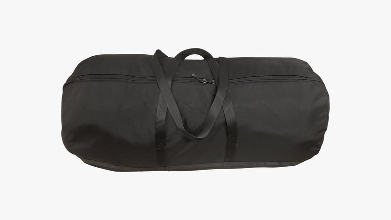 Plowser Extra-Large Black Nylon Storage Cargo Bag with Handles and Full-Length Zipper N8