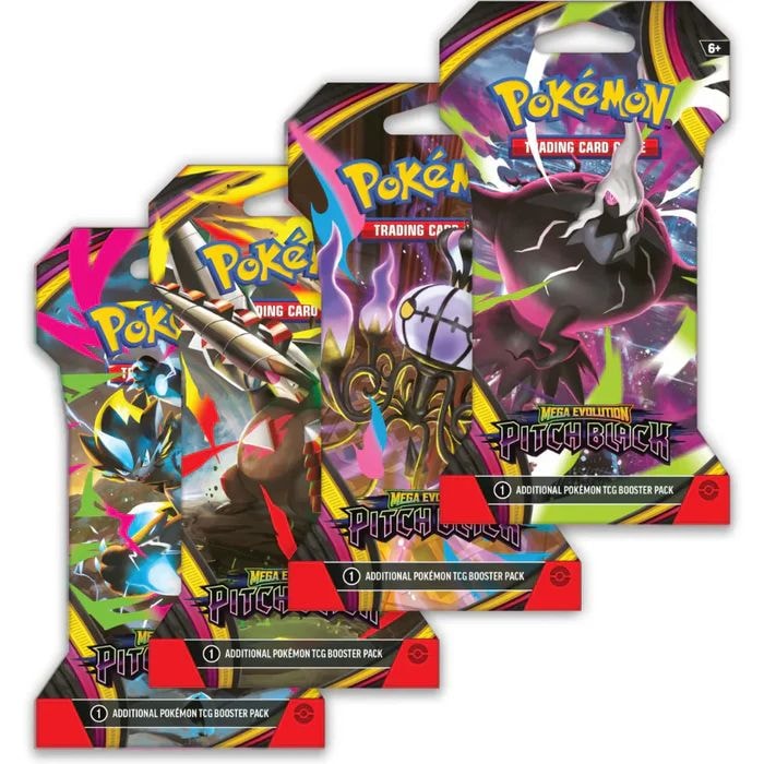 Pokémon TCG: Mega Evolution Sleeved Booster, Assorted Packs U1