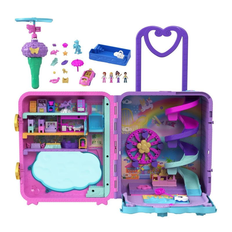 Polly Pocket Pollyville Resort Roll Away U0