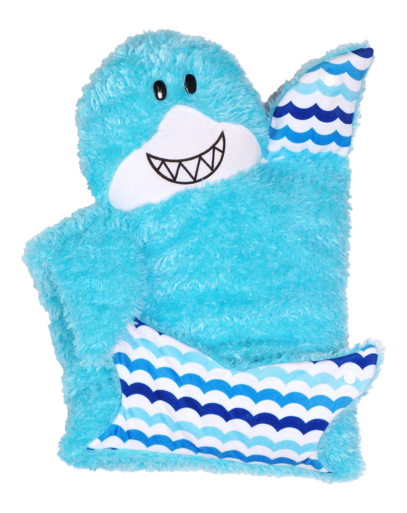 Popillows Regular Pillow, Blue Shark, 15 x 22-in U1