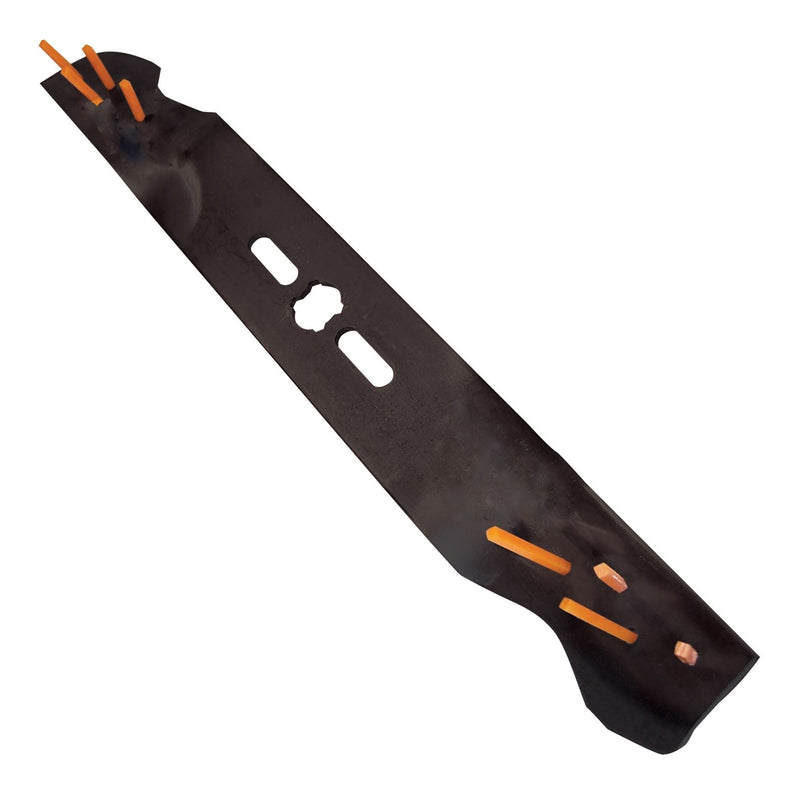 Power Rake Universal 6-in-1 Replacement Lawn Mower Blade, 19-in/20-in, Removable Tines W3