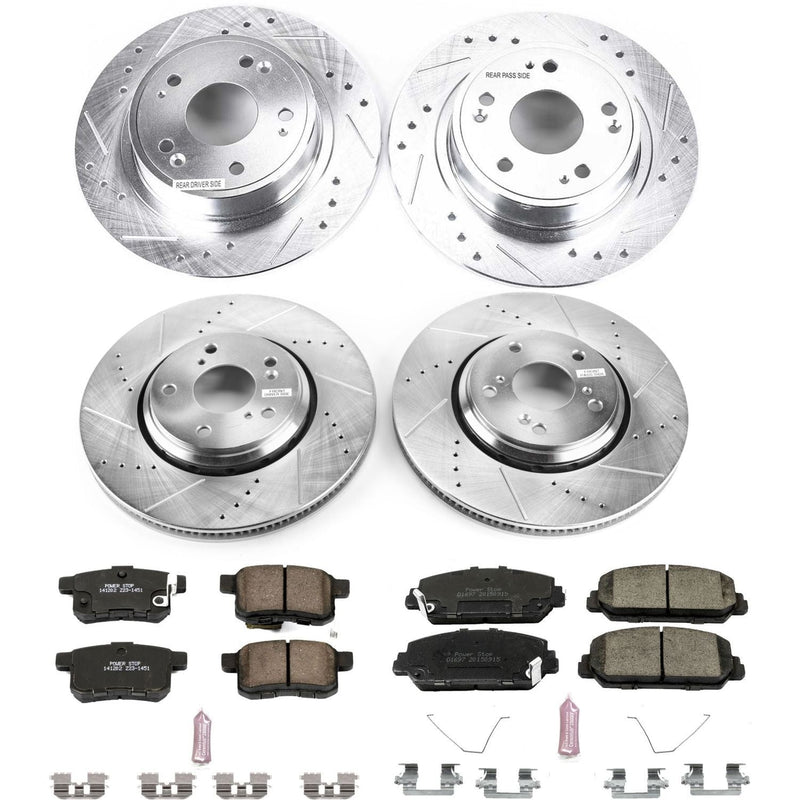 Power Stop Z23 Evolution Sport Performance Brake Kit - Front & Rear (Part# K6000 - K16000) L5