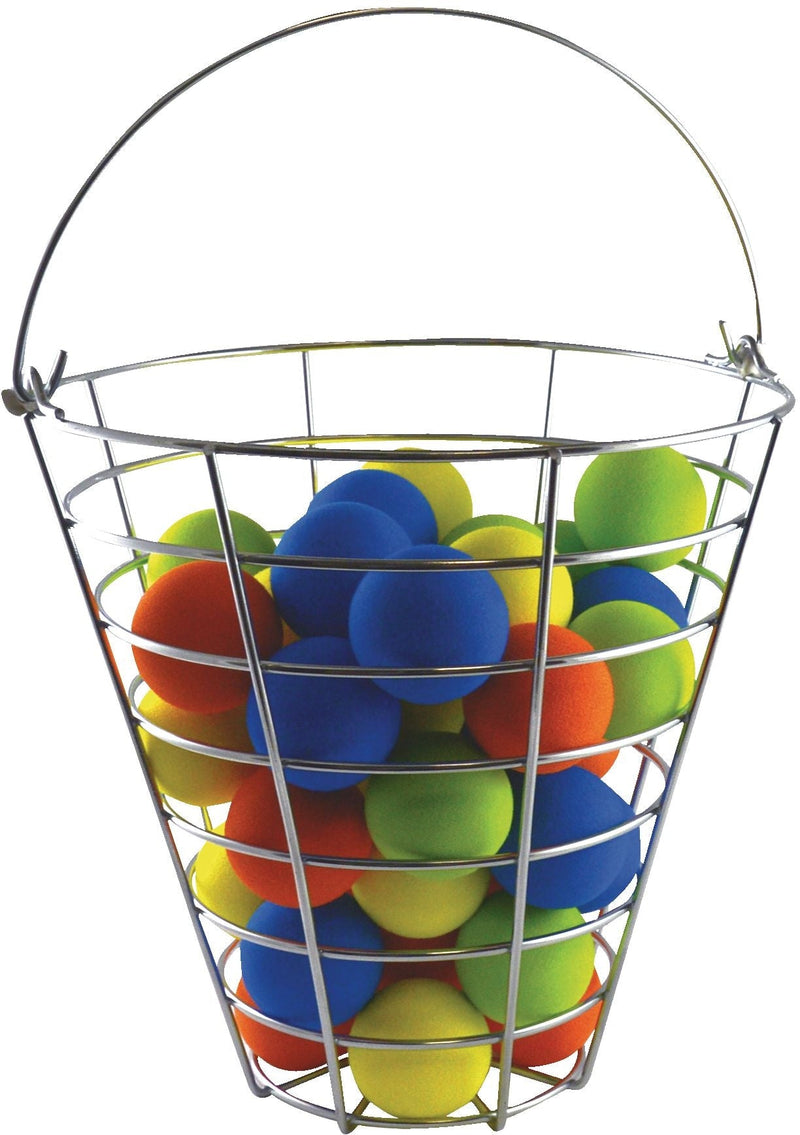 PrideSports Foam Practice Golf Balls with Range Bucket, 42-pk, Assorted Colours F2