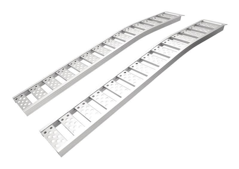 PRIME1 Automotive Accessories UTV/ATV Aluminum Loading Ramps Pair with Adjustable Straps, 90 x 12-in, 2-pc O0