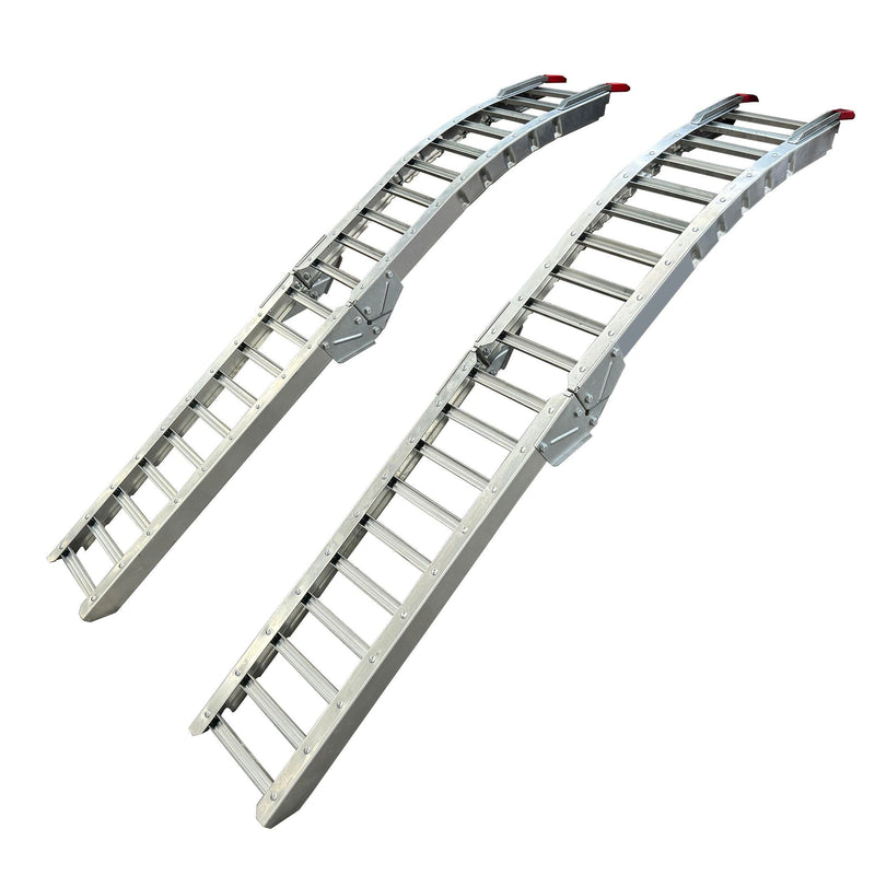 PRIME1 Steel Rung Folding Loading Ramp, Unassembled, 84-in, 2-pc U9