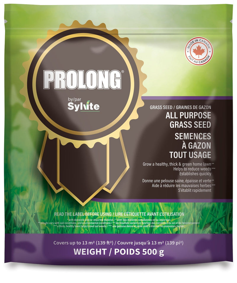 Prolong All Purpose Grass Seed, Covers 139 sq. ft., 500-g U7