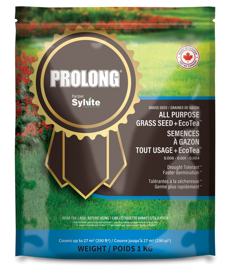 Prolong Grass Seed with EcoTea Biostimulant, 1kg R1