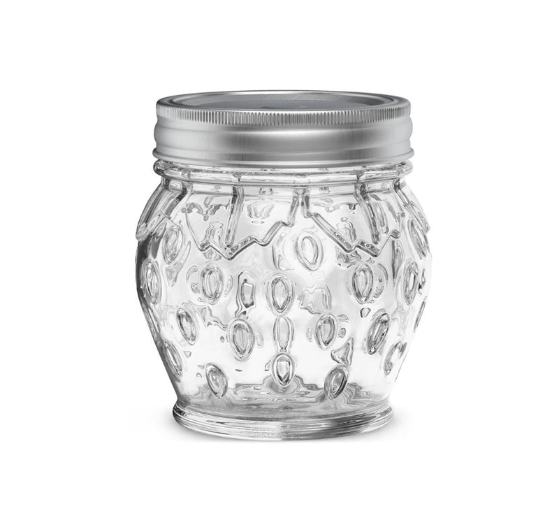 Pur Mason Strawberry Jam Jar, Clear Glass, 13.5-oz/399-mL, 6-pk, Food Preservation Jars C0