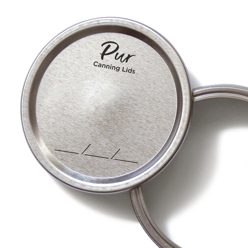 Pur Mason Wide Mouth Canning Lid & Band, Single-Use, 12-pk W7