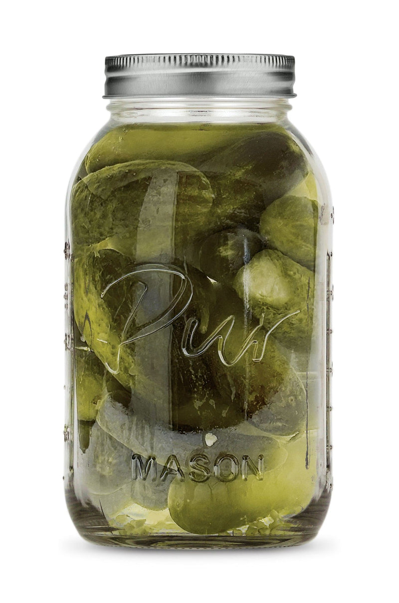 Pur XL 64-oz BPA-Free Mason Jar with Canning Lid and Band, 6-pk M2