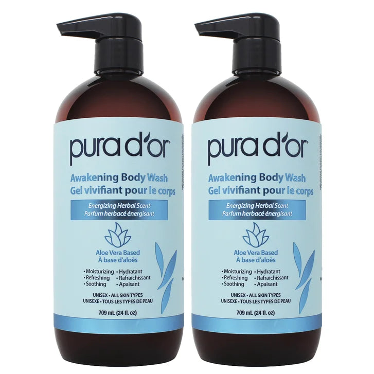 Pura D'or Awakening Body Wash, 2 x 709 mL X0