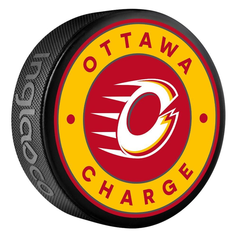 PWHL Ottawa Charge Classic Souvenir Hockey Puck, 6-oz B7