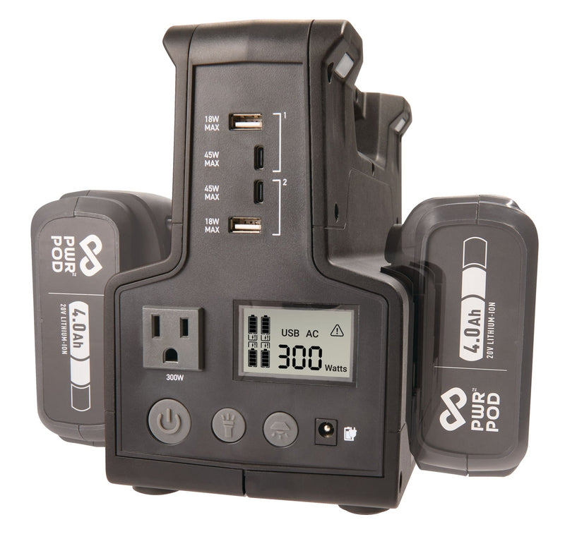 PWRPOD 300W Battery Power Station C4