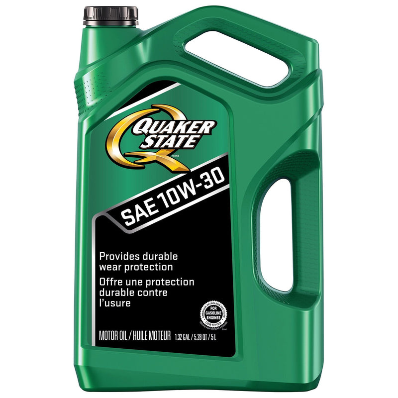Quaker State 10W30 Conventional Motor Oil, 5-L Jug K6