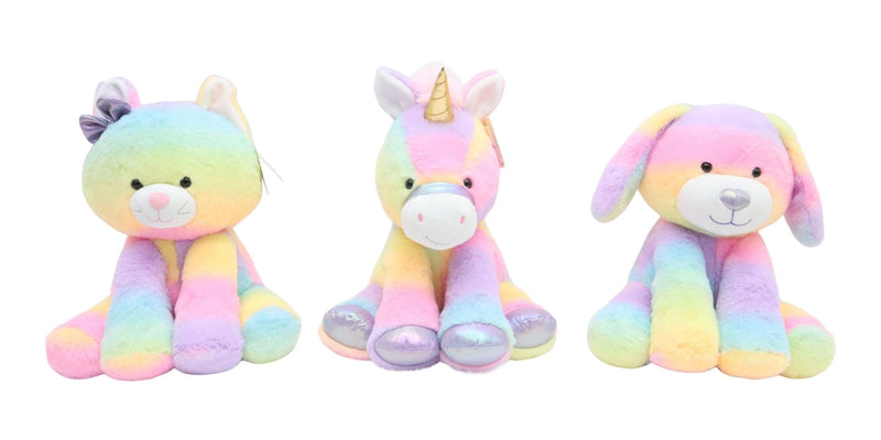 Rainbow Buddies 10-in Plush Toy, Assorted, Collectibles B9