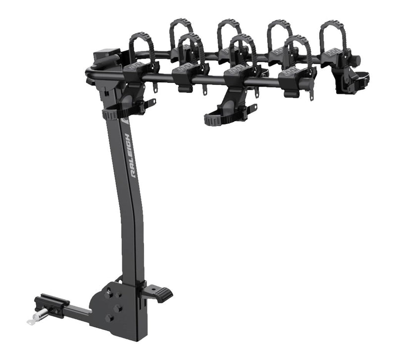 Raleigh 4 Dual Arm Hitch Mounted Hanging Bike Carrier, 4-Bikes W8