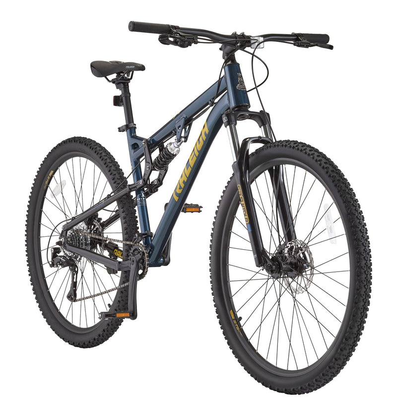 Raleigh Attack Dual-Suspension Mountain Bike, 29-in Wheel, Black Q1