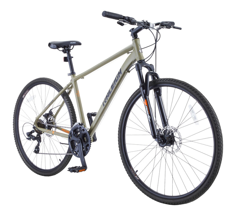 Raleigh Encounter Hybrid Bike with Alloy Disc Brakes, 700C, Grey J0