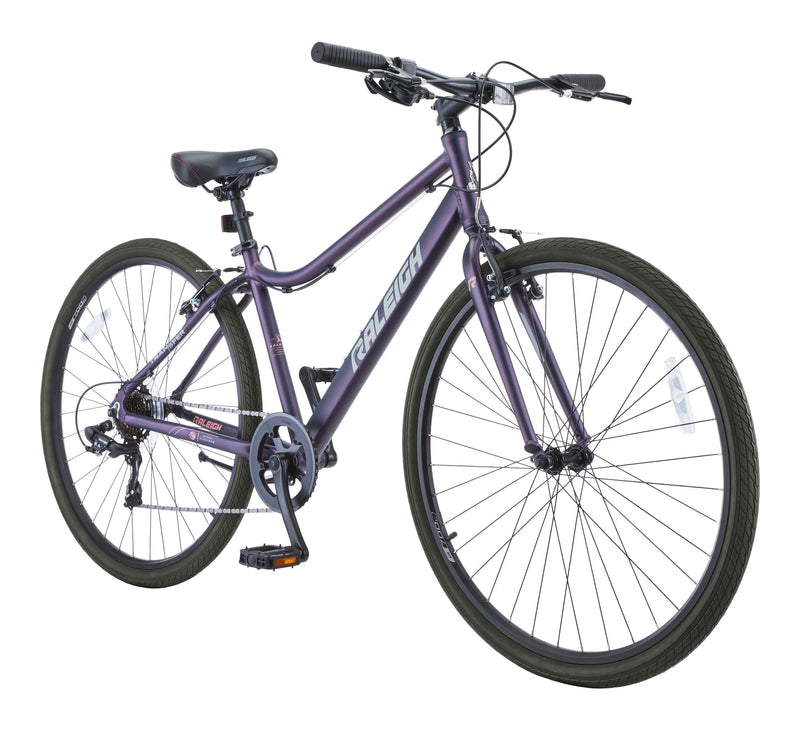 Raleigh Entourage City Bike, Aluminum Frame, 700C, Purple B2