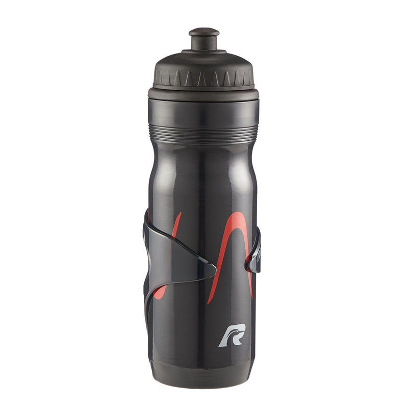 Raleigh High Flow Valve Bike Water Bottle, Black F6