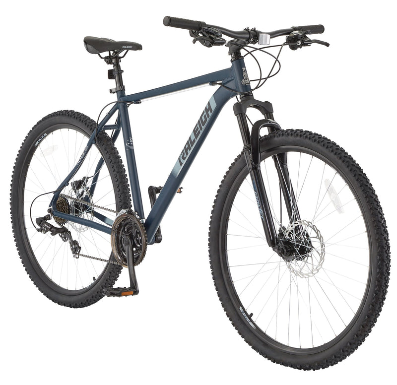 Raleigh Rockwood XL Hardtail Mountain Bike, 29-in Wheel, Blue Q1