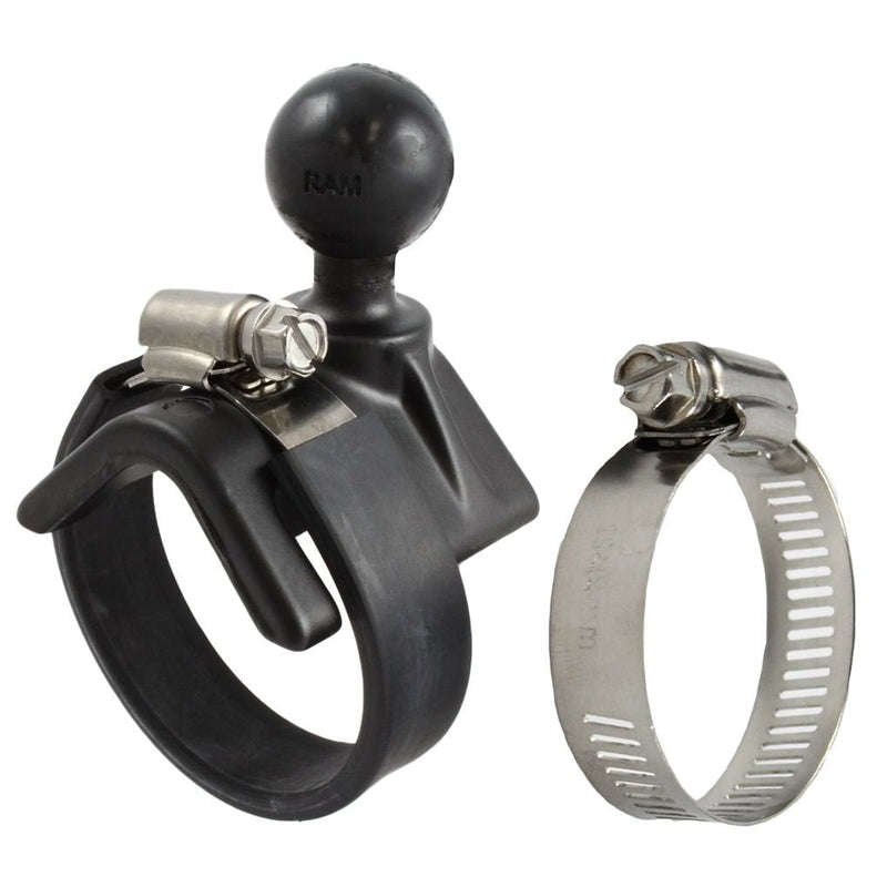 RAM Strap Hose Clamp Ball Base X3