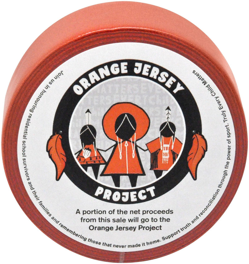 Renfrew Pro or Comp-o-stik "Truth and Reconciliation" Hockey Tape, Orange, 24-mm x 18-m N6