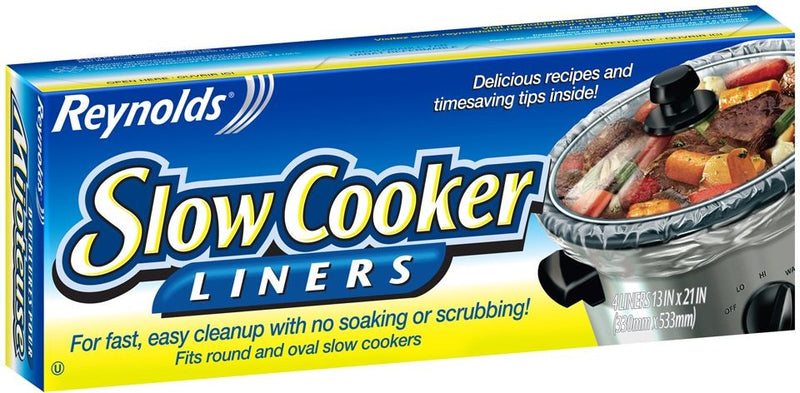 Reynolds Slow Cooker Aluminum Liners, 6.1-L, 4-pk Q1