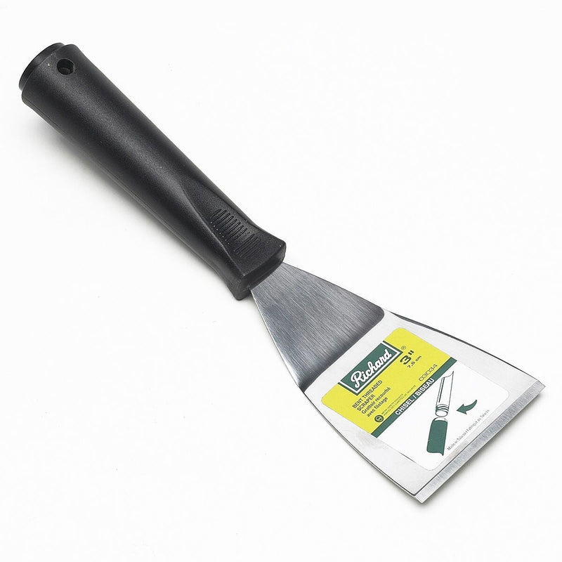 Richard Bent Chisel Scraper with Threaded Handle For Extension Pole, Stainless Steel, 3-in F9