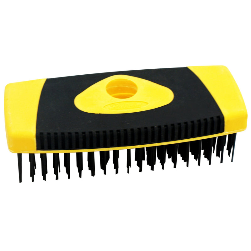 Richard Wire Block Brush Cleans/Removes Paint, Rust & Dirt From Metal, 5.4 x 16.8-cm B6