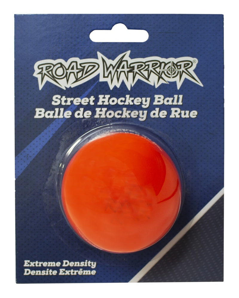 Road Warrior Warm Weather Heavy Street Hockey Ball, Orange K5