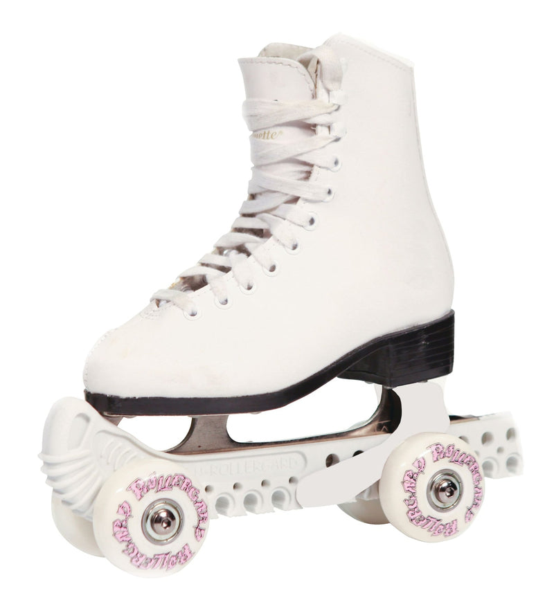 RollerGard Rolling Figure Skate Guards, White, One Size A4