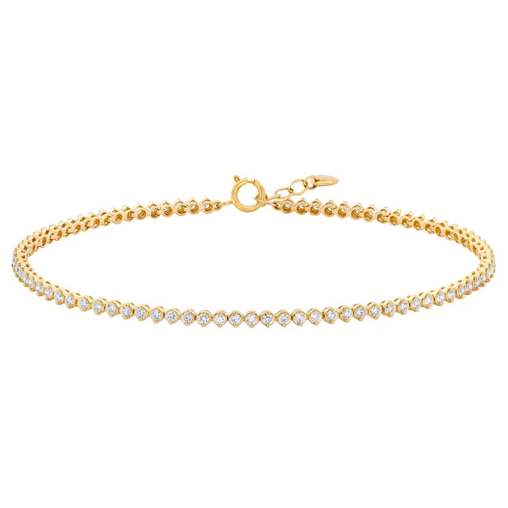 Round Brilliant Diamond Bracelet (1.00 ctw) J9