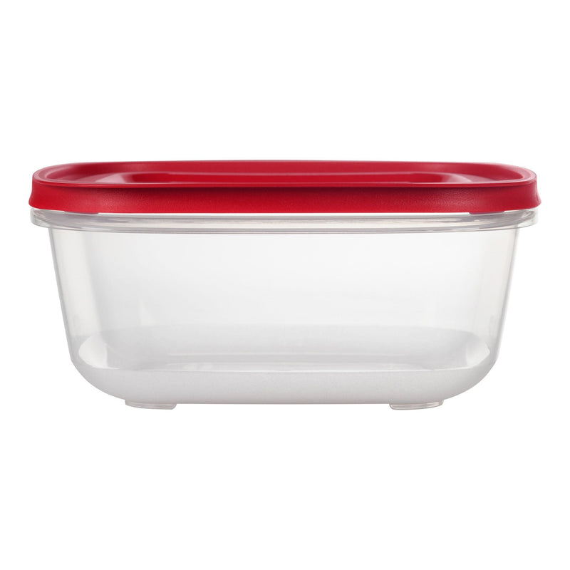 Rubbermaid Easy Store Square Plastic Food Storage Container, Stackable, 14-Cup Z6