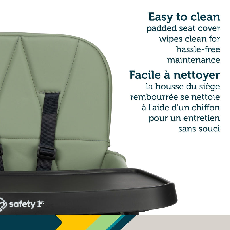 Safety 1st Lily Compact Foldable Mineral Green High Chair Q8