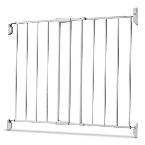 Safety 1st Top of Stairs Metal Gate, White X8