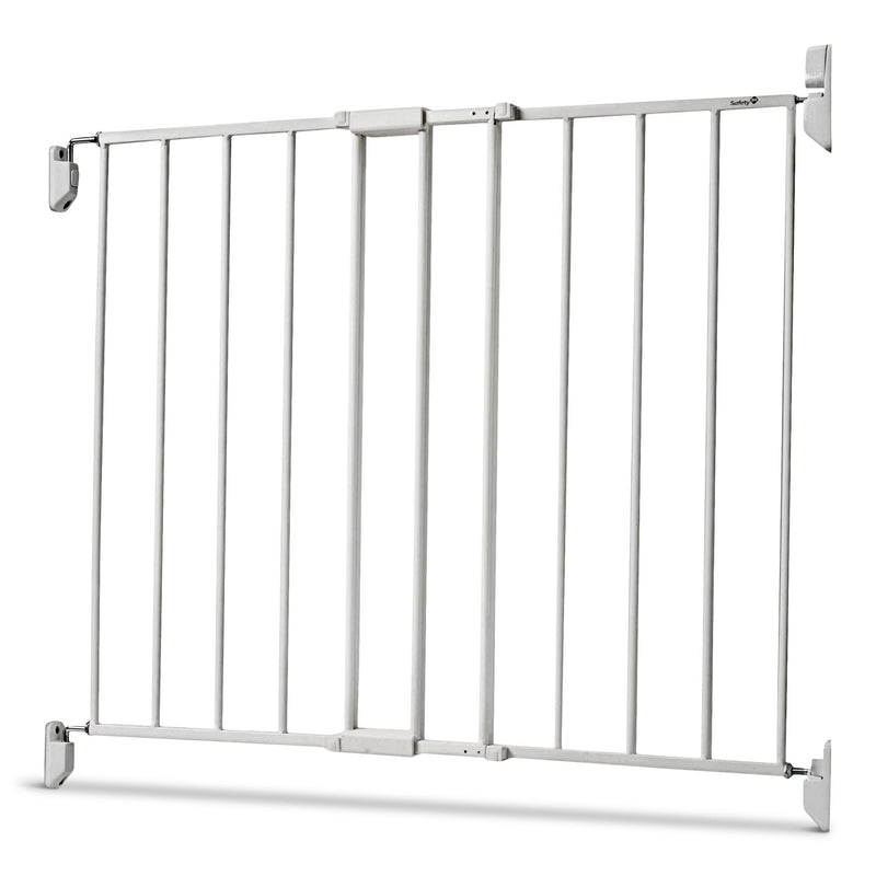 Safety 1st Top of Stairs Metal Gate, White X8