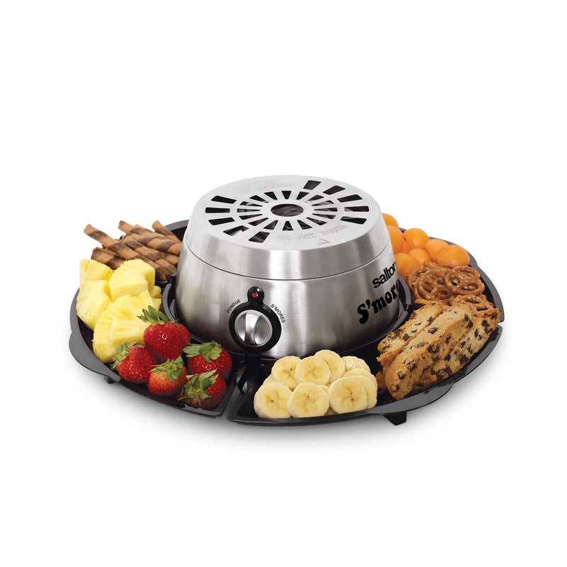 Salton Stainless Steel S'Mores and Fondue Maker L9