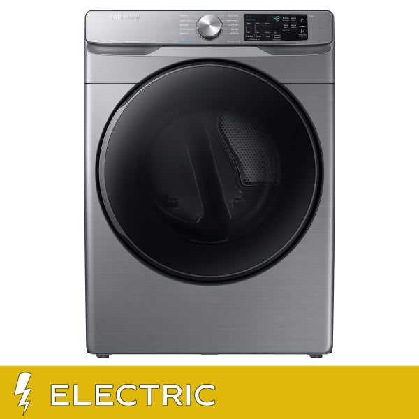 Samsung 7.5 cu ft. Platinum Electric Dryer with Steam Sanitize T0