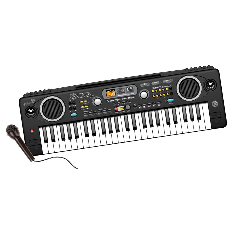 Santana 49-Key Electronic Keyboard with Microphone V4