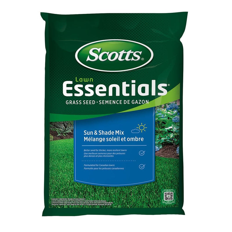 Scotts Lawn Essentials Sun & Shade Grass Seed Mix, Weed-Free, 5-kg Q6