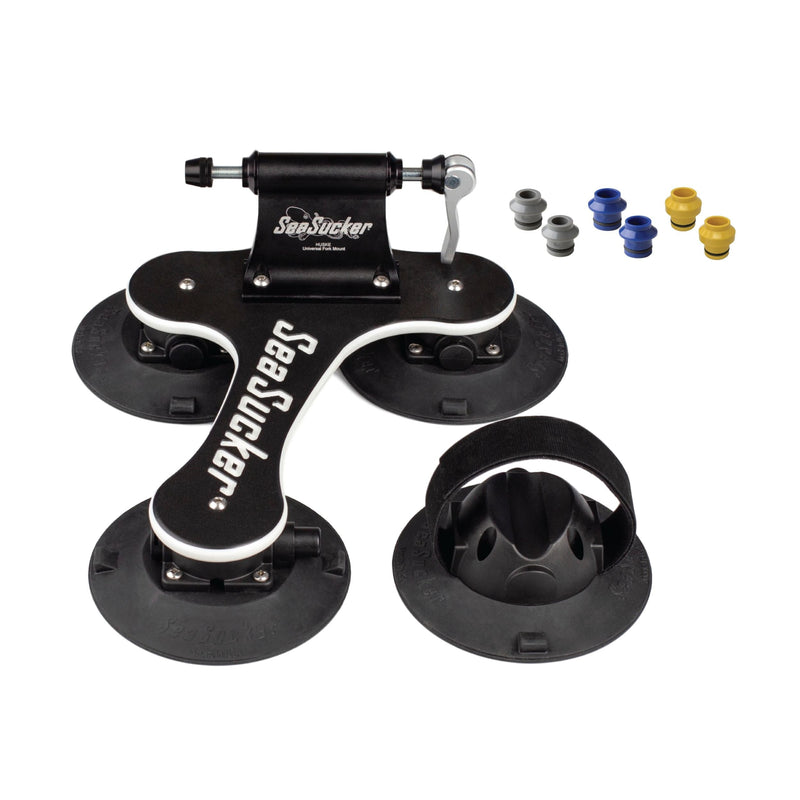 SeaSucker Talon MAX Bike Rack with HUSKE Plugs, Black E3