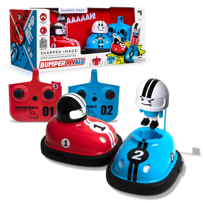 Sharper Image Road Rage Speed Bumper Remote Controlled Car Toy, 2-pk P8