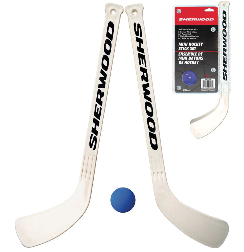 Sherwood Curved Mini Hockey Sticks and Ball Set, 3-pc A7