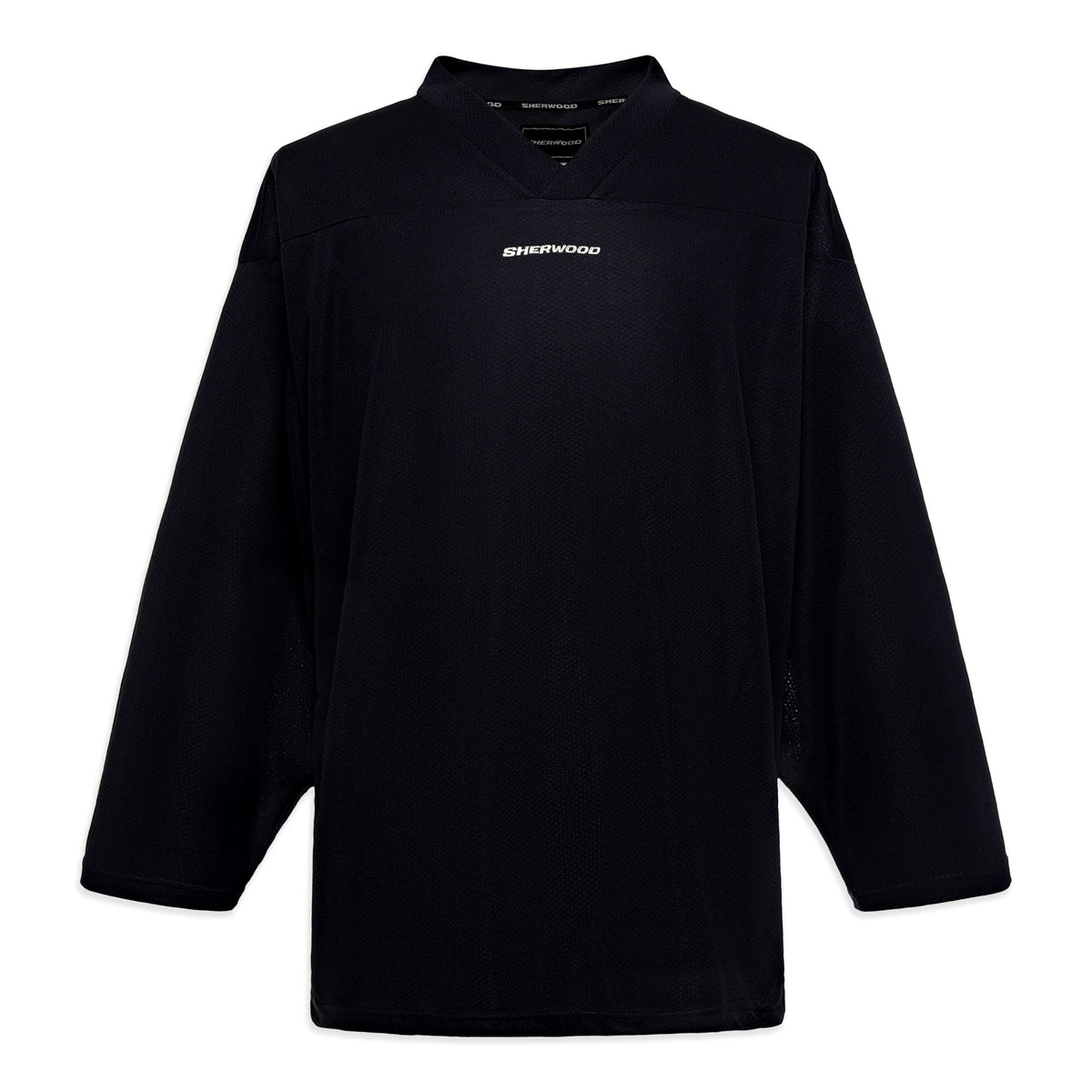 Sherwood Mesh Practice Hockey Jersey, Senior, Black, Assorted Sizes