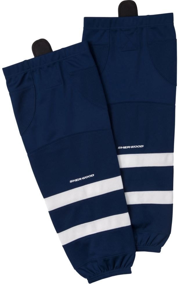 Sherwood NHL Performance Hockey Socks, Toronto Maple Leafs, Blue/White, Assorted Size D9