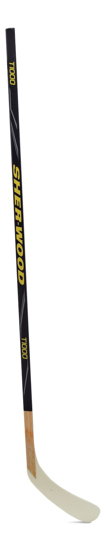 Sherwood T1000 Wood Street Hockey Stick with ABS Blade, Junior E1