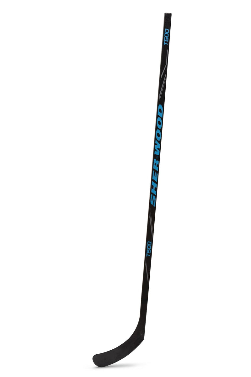 Sherwood T500 Wood Street Hockey Stick with Injected Blade, Junior J6